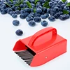 Labor Saving Berry Harvester: Scoop Blueberry & Huckleberry Picker with Metal/Plastic Comb, Garden Berry Picking Rakes 2