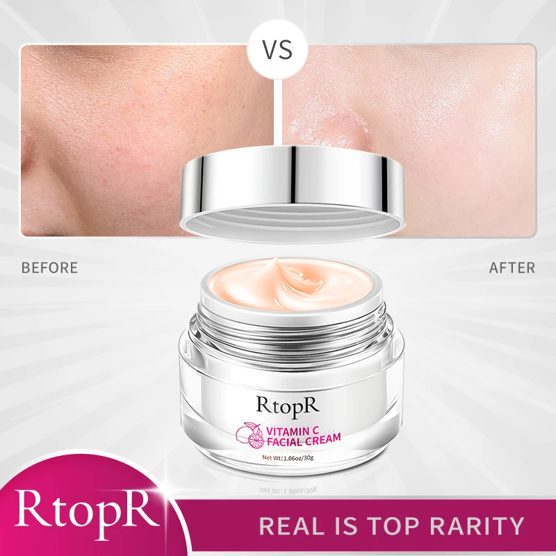 Bělicí krém na obličej Odstraňování pih Proti vráskám Jemné linky Proti stárnutí Hydratační Výživný Extrakt s vitamínem C Krása Zdraví_voghion.com