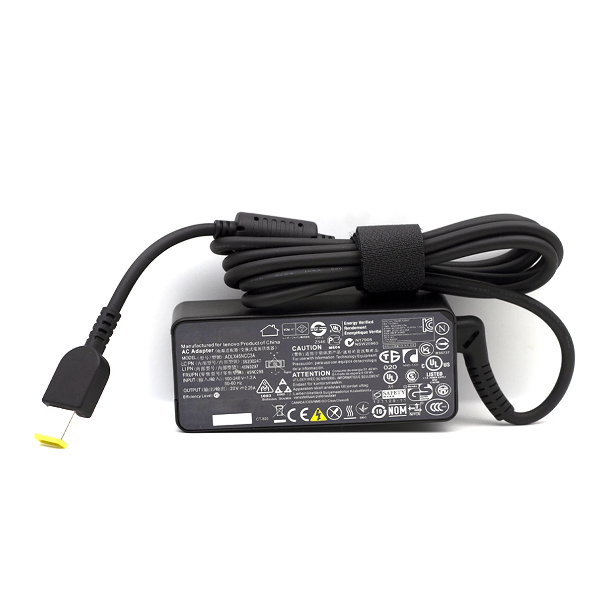 Laptop Charger 45W 20V 2.25A Slim Tip AC Adapter ADLX45NCC3A for Lenovo ThinkPad X230s X240 X240S X250 X260 X270 T440 T440S