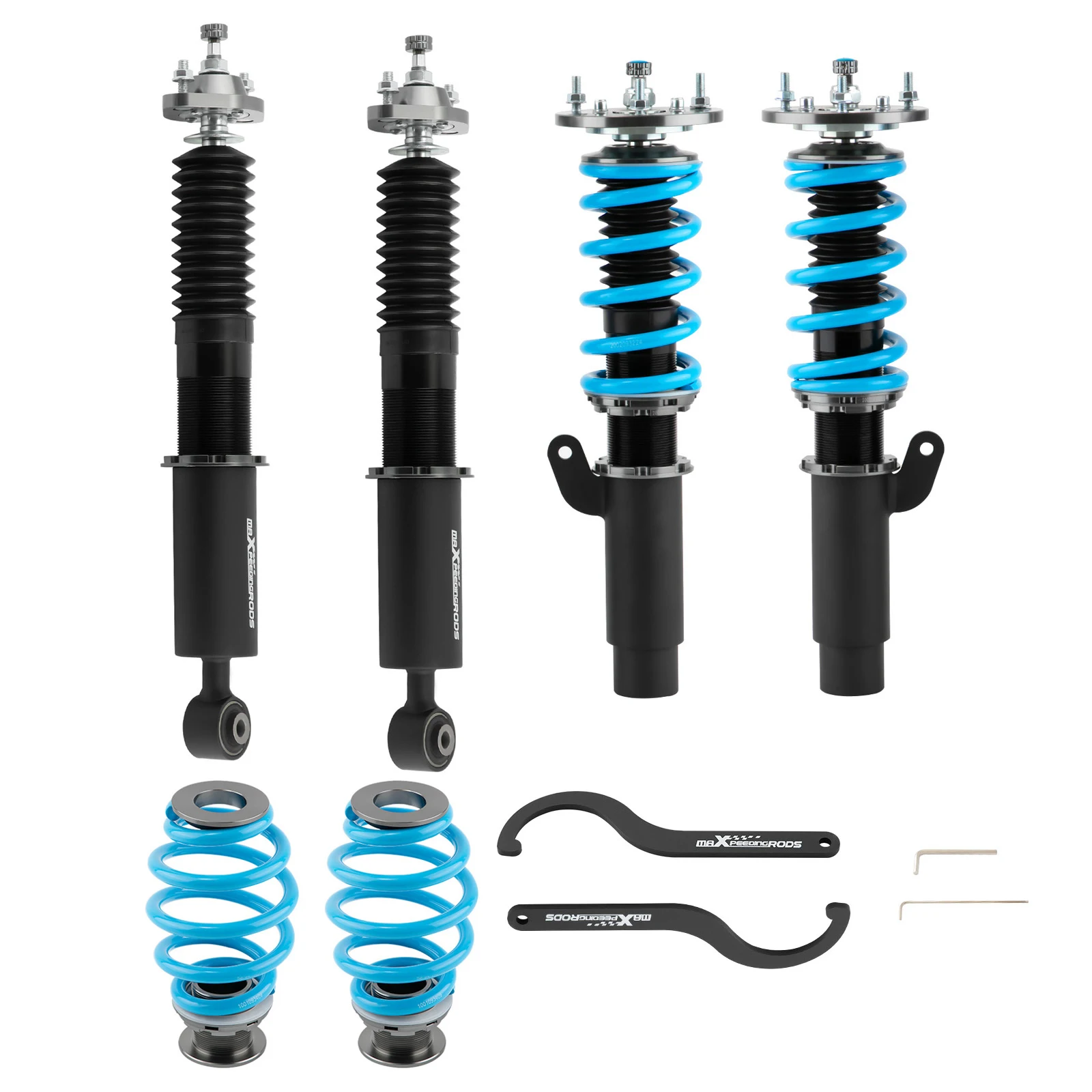 24 Way Coilover For BMW E46 Adjust Suspension Lowering Kit+ Spanner for 330ci 325ci 323ci 320cd