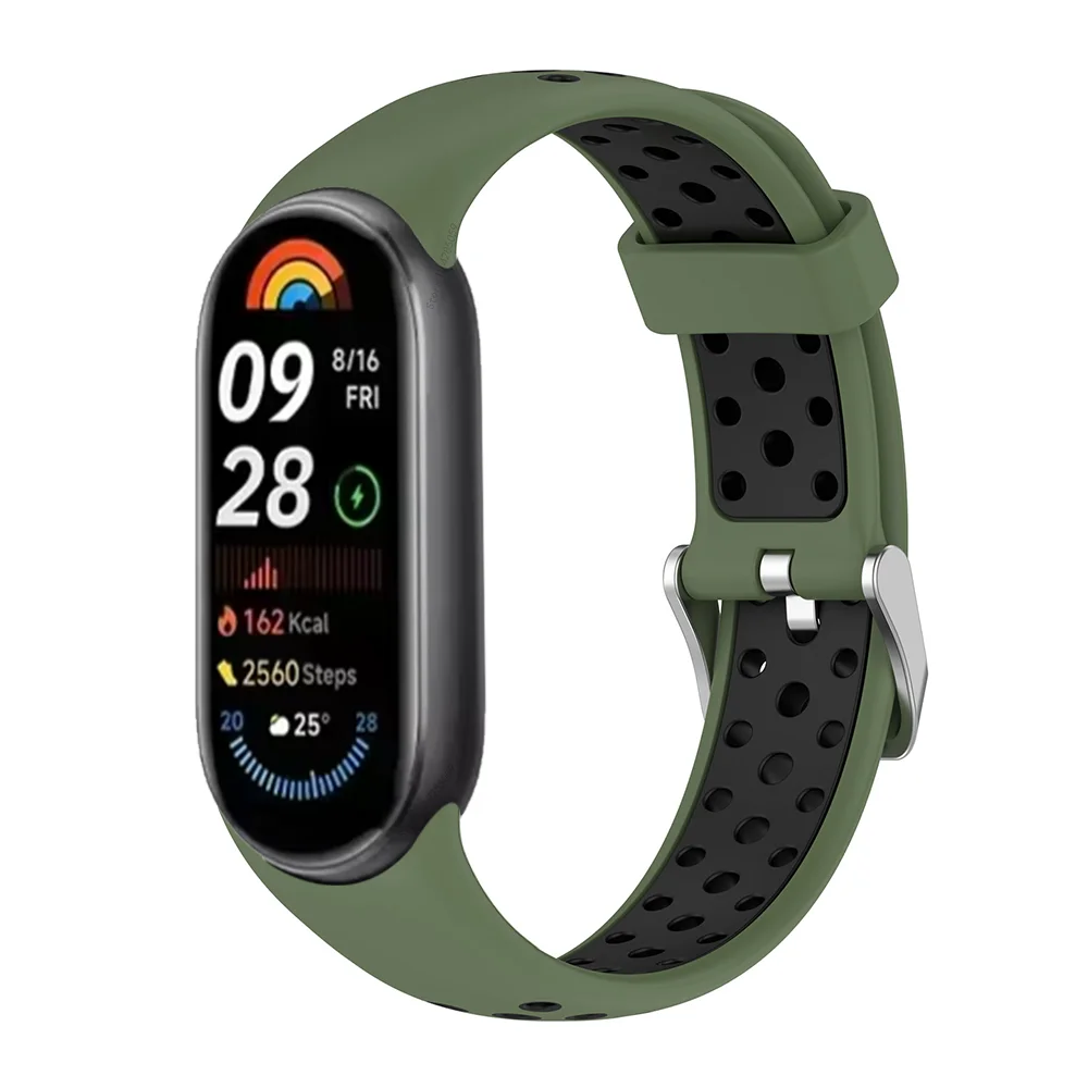 Cinturini Nylon Per Xiaomi Mi Band 9/8 - Set 5 Pezzi, Regolabili, Traspiranti - Foto 11