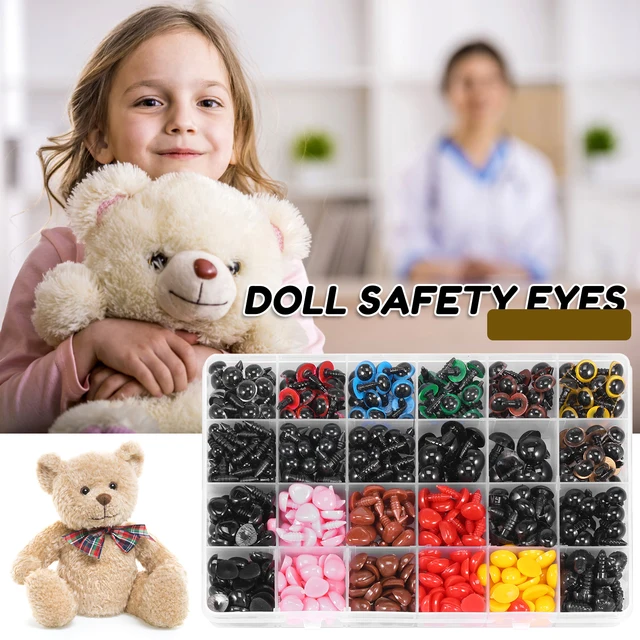 40PCS Brown Plastic Safety Eyes - 22mm With Washers For Plush Toys, Teddy Bears & DIY Crafts - View #5