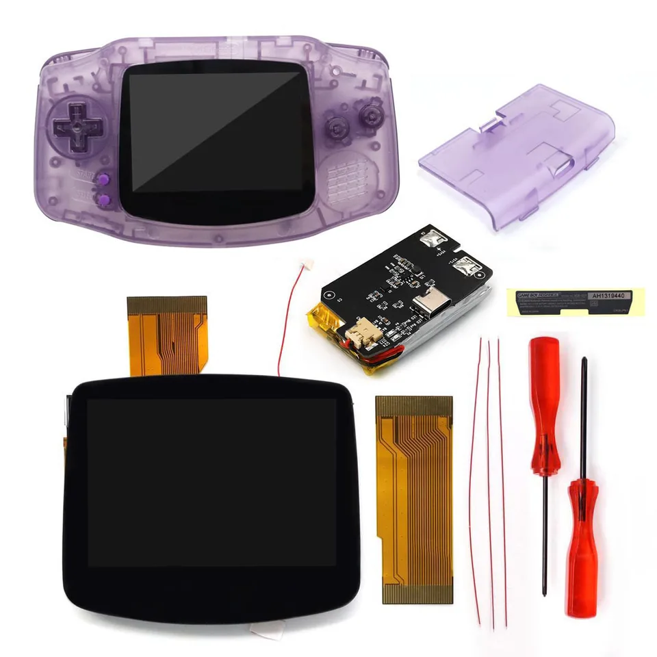 GBA IPS V5 LCD スクリーンキットにドロップイン、カスタマイズされた