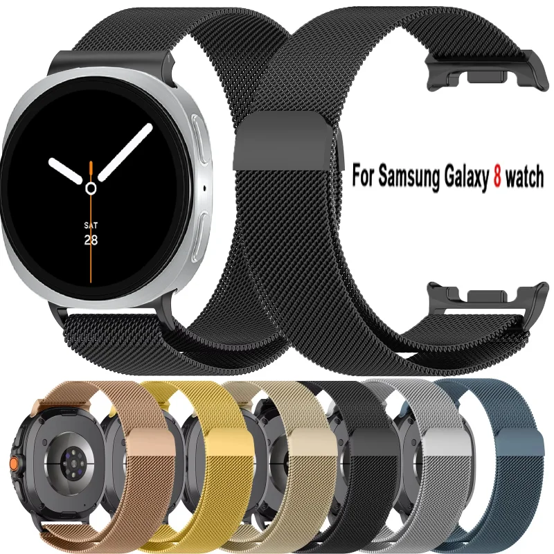 Stainless Steel Magnetic Milanese Loop Band Wristband Strap