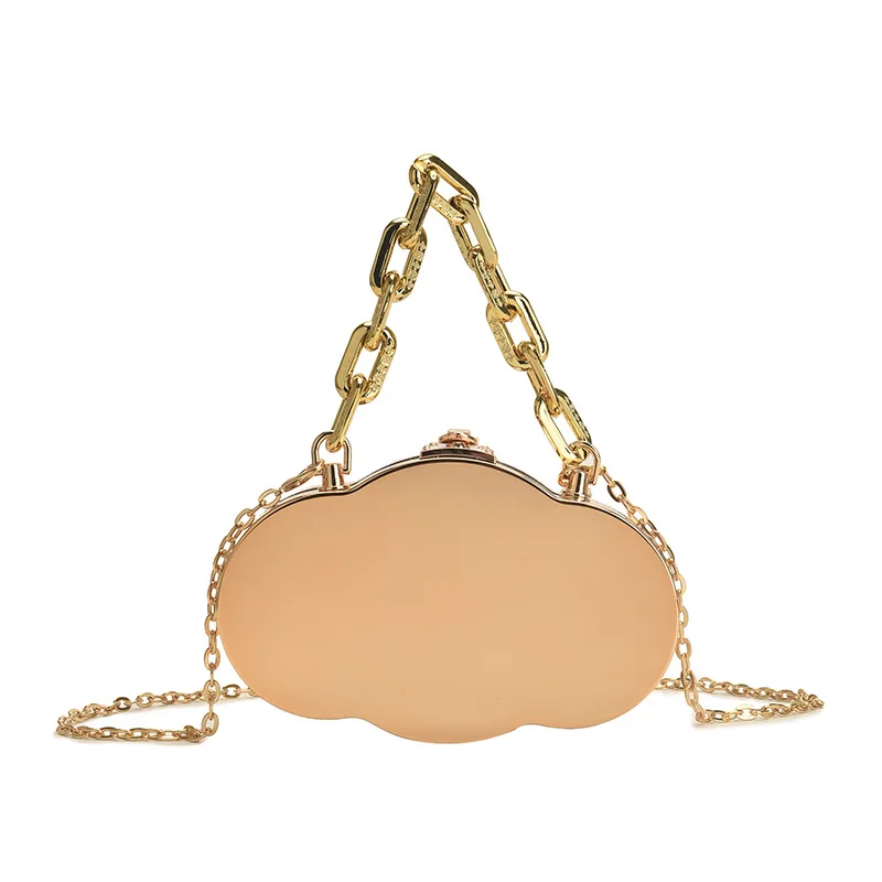 Cloud Shape Metal Lipstick Bag For Women Dinner Bag Designer Shell High Quality Shoulder Bags Luxury Purses Crossbody shoulder bags women evening bag