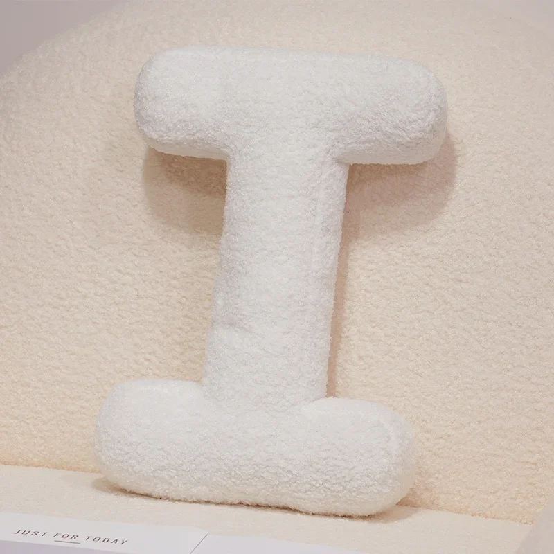 Handcrafted 26-Letter Throw Pillow - Decorative Party Gift for Bedroom and Baby Showers