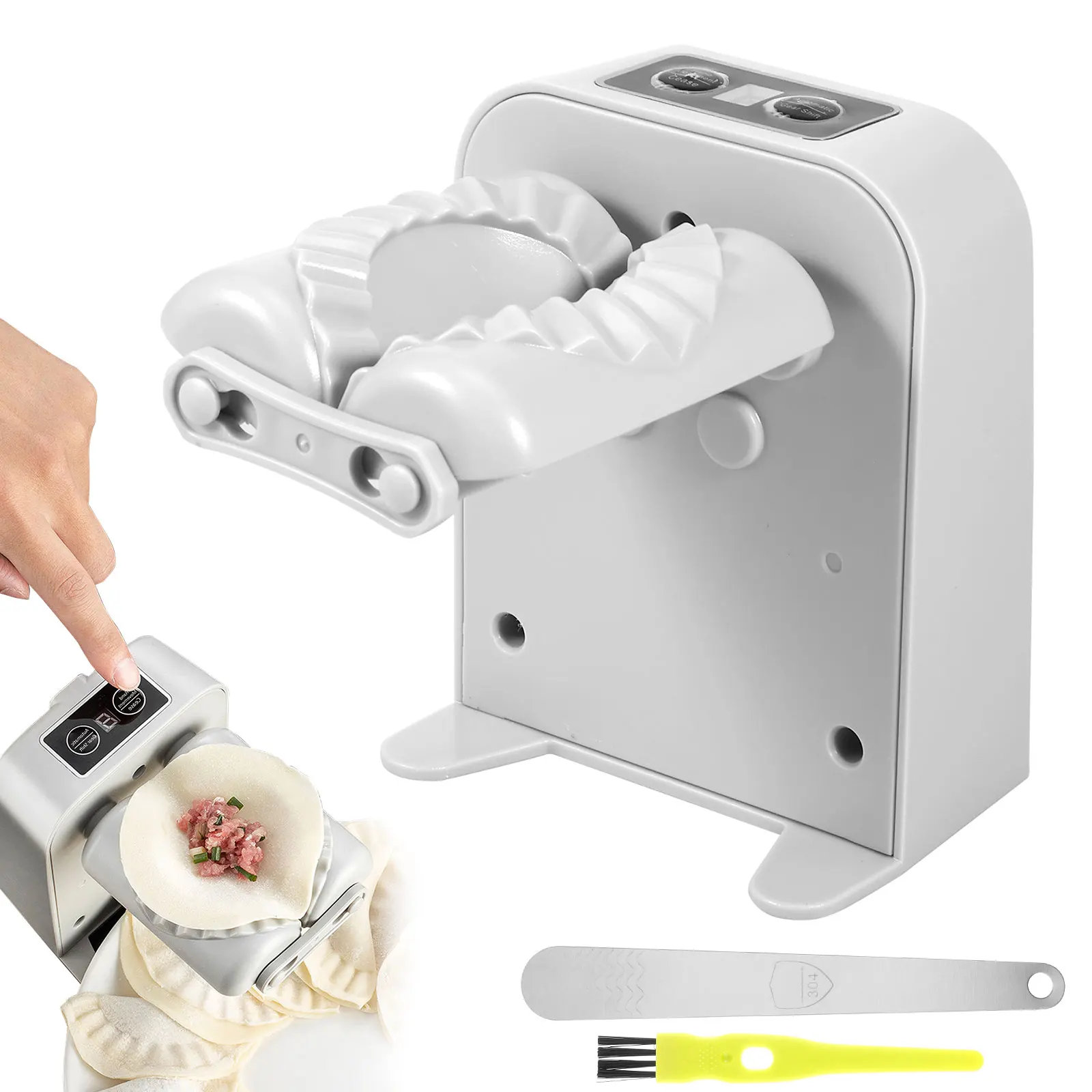 Tinysiry Macchina Per Gnocchi Elettrica Automatica – 2 Modalità Manuale E Auto – Stampo Per Pasta Ricaricabile USB