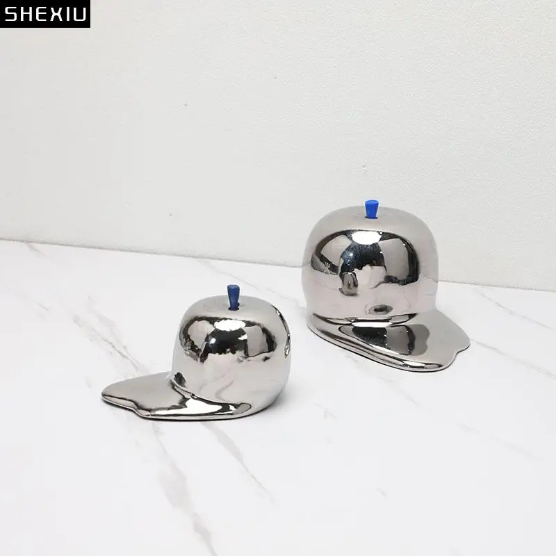 

Creative Melted Apple Fruits Statue Modern Crafts Room Aesthetics Decor Fluid Apple Resin Sculpture Desk Decoration Ornaments