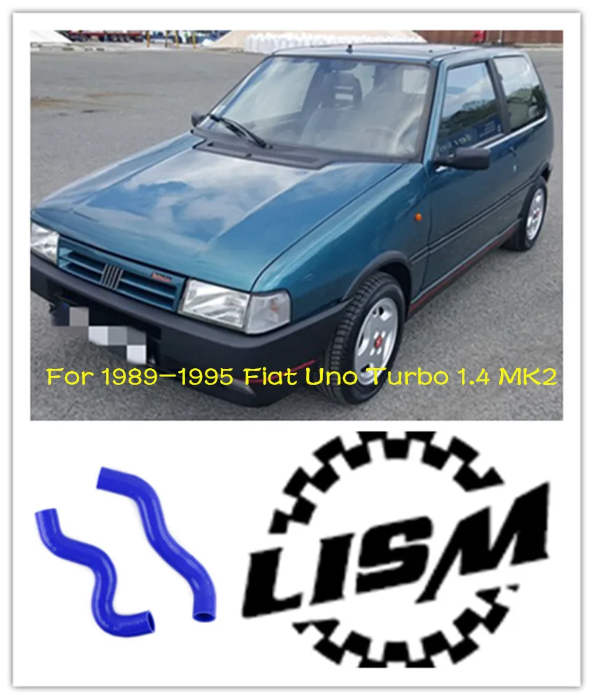 Tubo Flessibile Principale Del Silicone Del Radiatore 2Pcs Per 1989-1995 Fiat Uno Turbo 1.4 Mk2 Mkii Turbo 1400 Ricambio Auto 1990 1991 1992 1993
