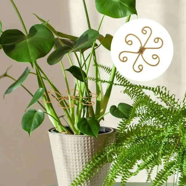Iron Plant Stake Support Frame Flower Arrangement Tool for Lotus Wire and Plant Climbing Frame with Anti Fall Support Garden DIY 5