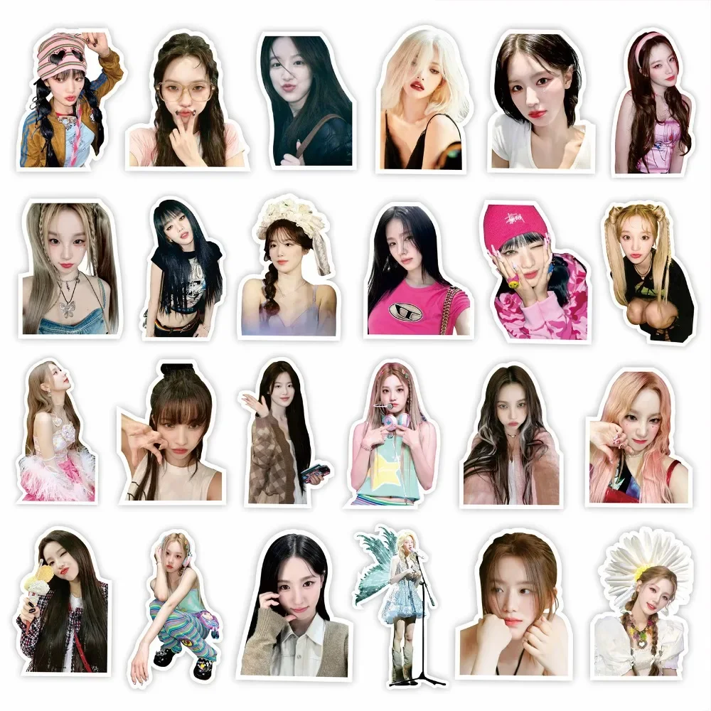 

10/65Pcs I-DLE Idol Surrounding Sticker Decals Toys DIY Suitcase Skateboard Phone Luggage Bike Stickers Gift 2024