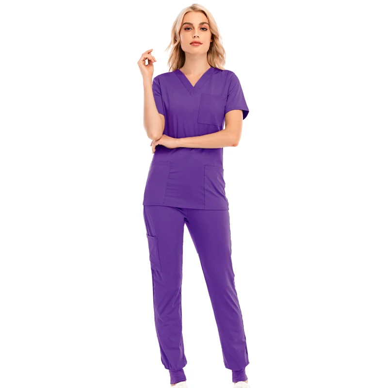 Nursing Uniform Tops Pants Suit nurse scrubs top nurse uniform suits for Women