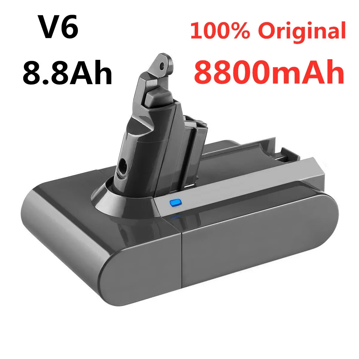 

New 8800mAh 21.6V 6.8Ah Li-ion Battery V6 DC58 DC59 DC61 DC62 DC74 SV09 SV07 SV03 965874-02 Vacuum Cleaner Battery