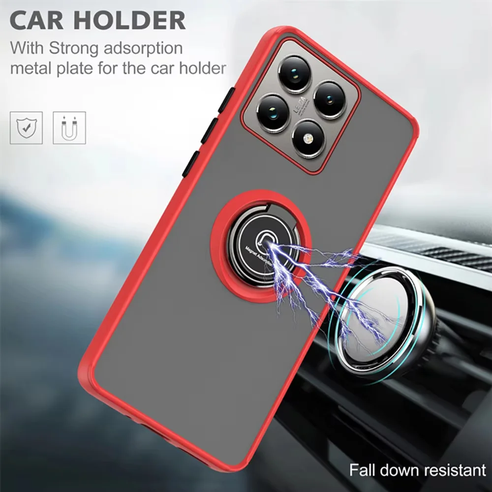 Magnetic Ring Holder Shockproof Armor Phone Case