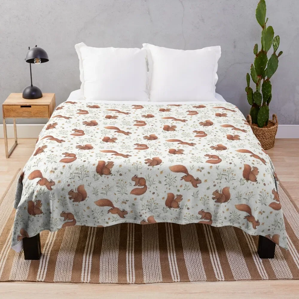 

cute squirrels Throw Blanket Cute Luxury Throw halloween Blankets