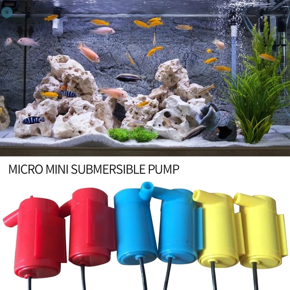 

USB 1 м кабель DC Mute 3V5V6V мини погружной водяной насос для аквариума