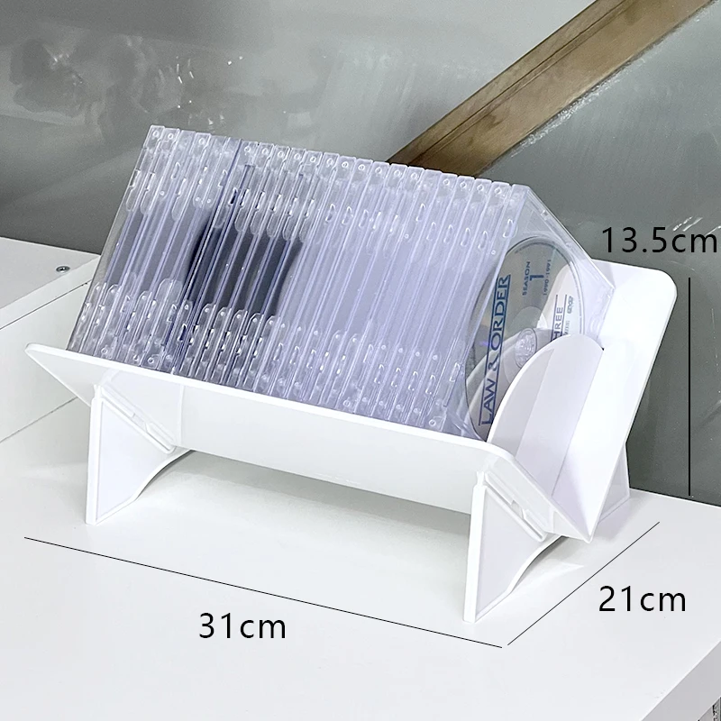 Storage Capacity Cd Organizer Rack Disc Stand Organizer Luxury Portable Rails CD Rack Minicadena Porta Dvd Display Decoration
