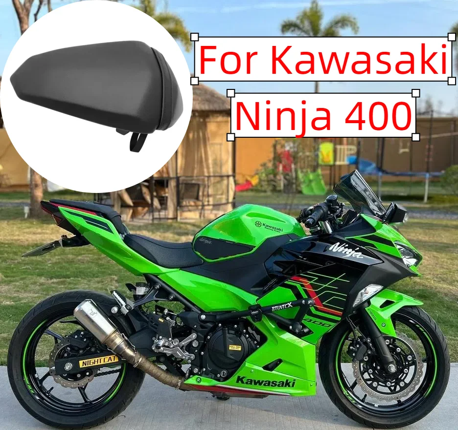 For Kawasaki Ninja 400 EX400 Z400 EX Z 400 2018-2020 2021 2022 2023 2024 Motorcycle Black One Piece Rear Passenger Seat Cushion