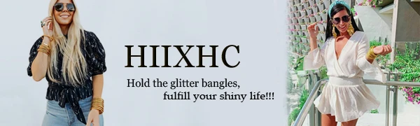 HIIXHC Gold Bracelets for Women Sets