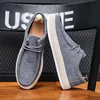 Men's Shoes Summer Breathable Lazy Casual Shoes Versatile Board Shoes Men's Cloth Shoes Sailing Shoes Men Sweat-Absorbant 1
