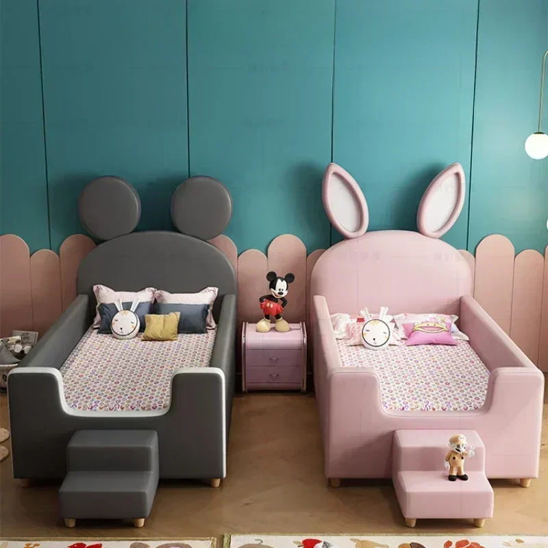 Children's Bed Modern Loft Bedroom Furniture Boys Girls House