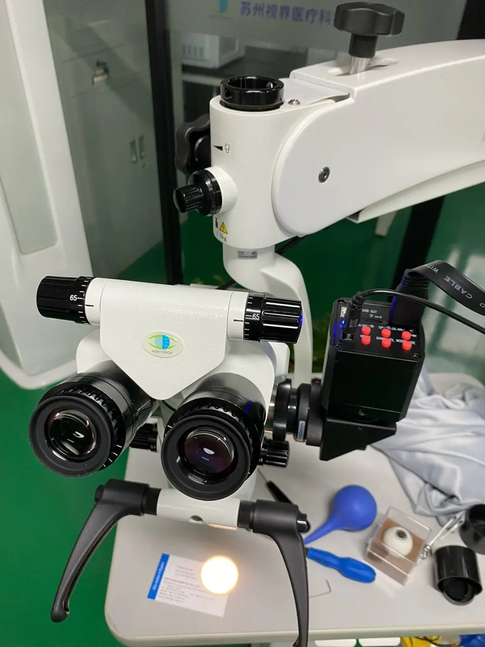 새로운 VISION FHD 비디오 카메라 FHD-1 14mpx(HDMI 출력), 슬릿 램프, 수술용 현미경, 내시경용. HDR 7배 디지털 줌