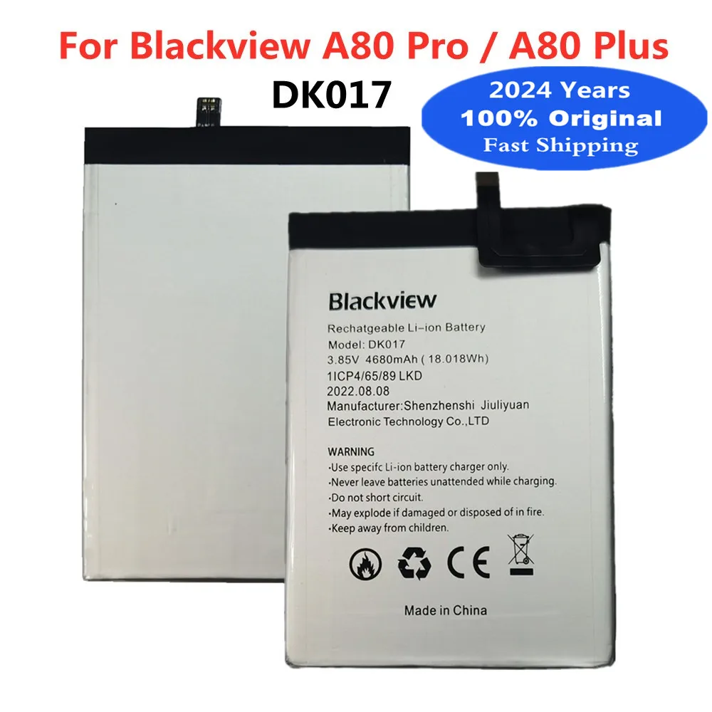 2024Years100OriginalBatteryDK017ForBlackviewA80ProA80Plus6