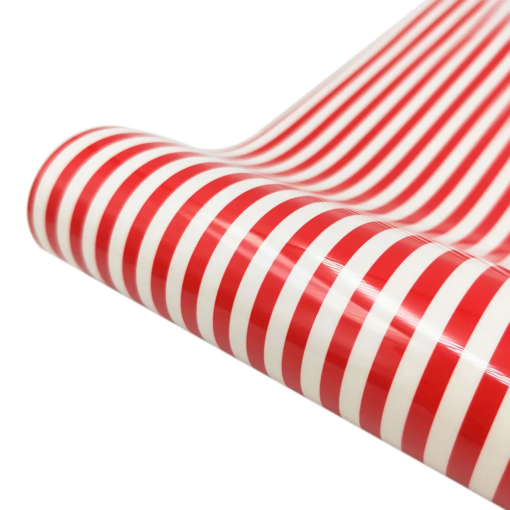 Striped Stars Pattern Heat Transfer Vinyl for Apparel and Accessories