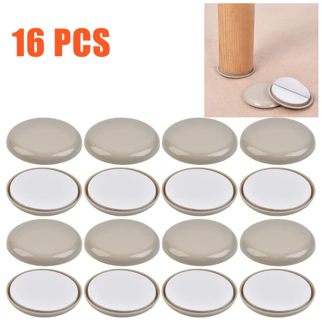 16 X Furniture Leg Sliders Anti Scratch Easy Move Thickened Moving Pad For Carpet Heavy Duty Furniture Slider Movers Gliders 5