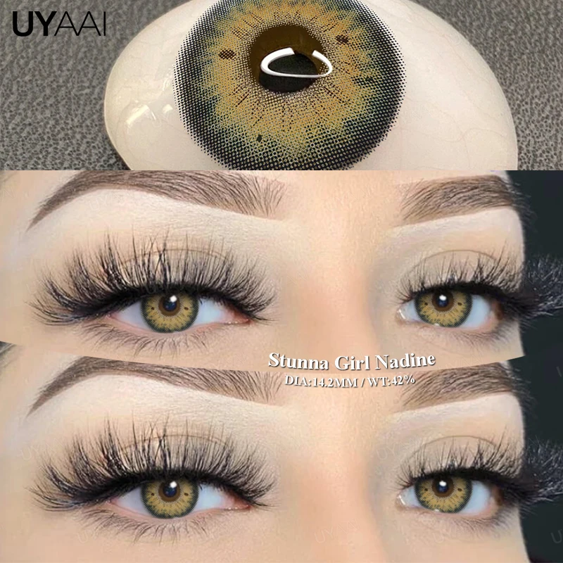 Vibrant Blue Cosmetic Contact Lenses for Eye Color Transformation - 2 Pack