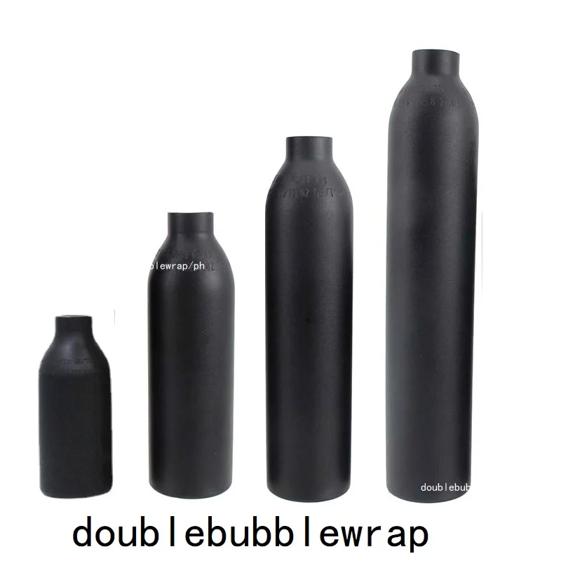 0.22L-0.5L Aluminum Bottle Tank 4500 PSI Tank Cylinder Diving Aquarium Plant CO2 Dive Oxygen Thread M18*1.5 co2 tank aquarium co2 tank