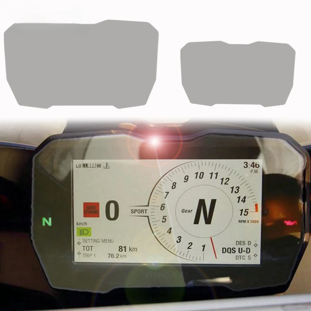 

Paiir Tachometer Lens Instrument Sticker Film Screen Stickers For DUCATI Streetfighter V4 PANIGALE V4 2018 2049 2020 2021 2022