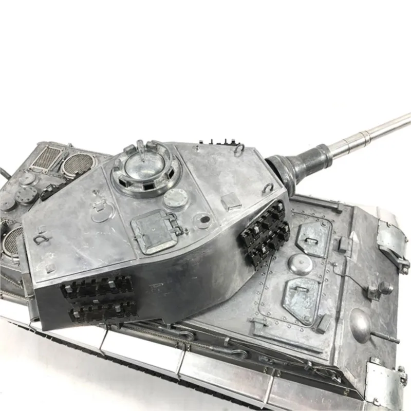 토이즈 마토 메탈 1/16 스케일 독일군 킹 타이거 적외선 배럴 리코일 RTR 360 ° 회전식 RC 탱크 1228 Panzer TH16971-SMT7