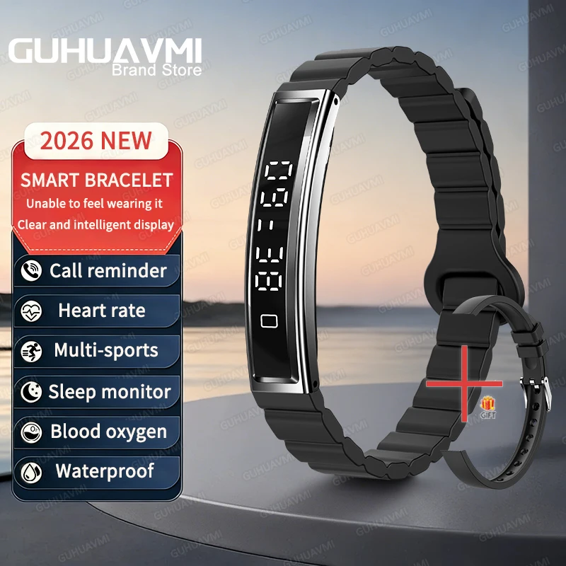 Fitness Tracker Bracelet intelligent hommes activité et sommeil traqueur de fréquence cardiaque Bracelet Sport musculation montre pour Android et IOS