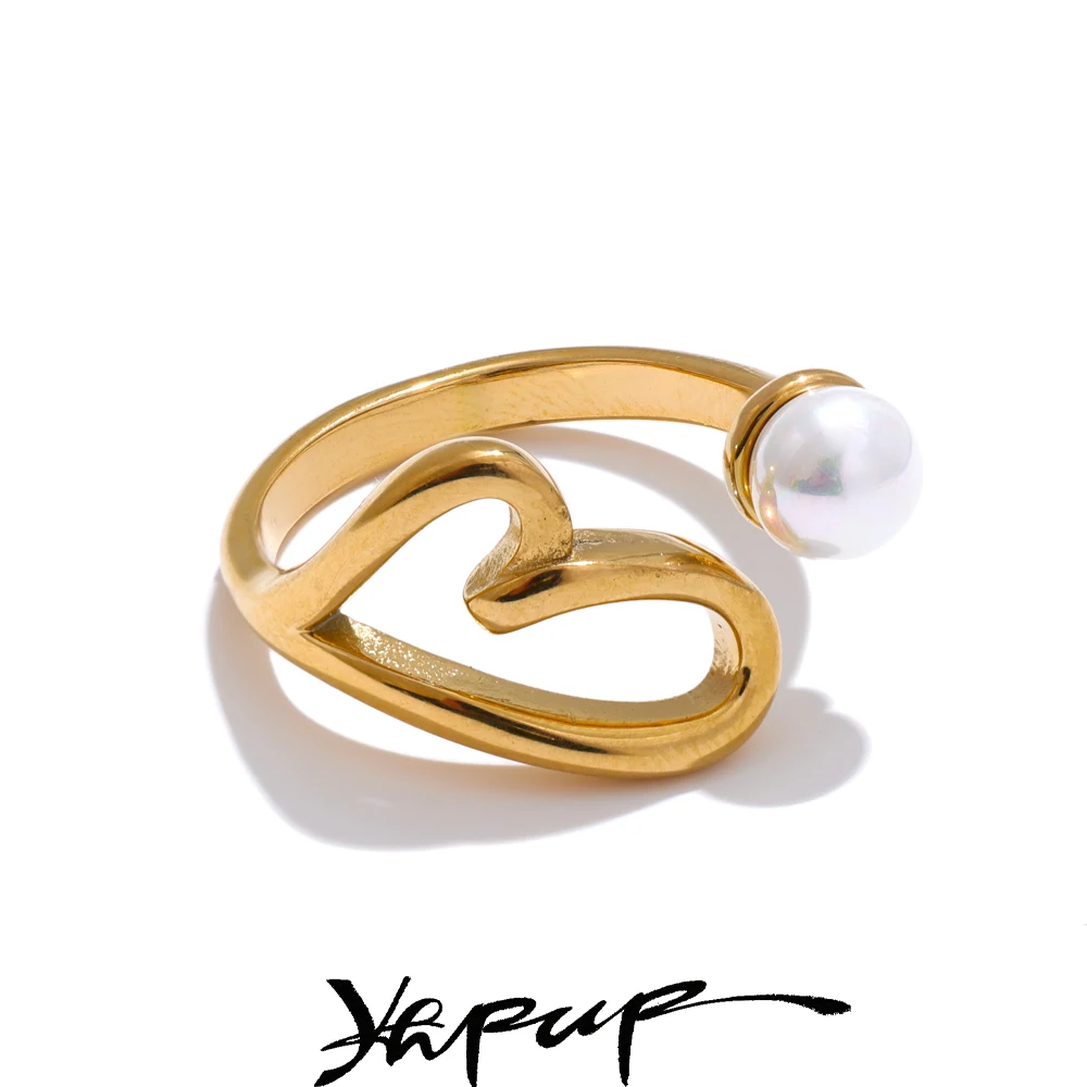Yhpup Stainless Steel Adjustable Ring