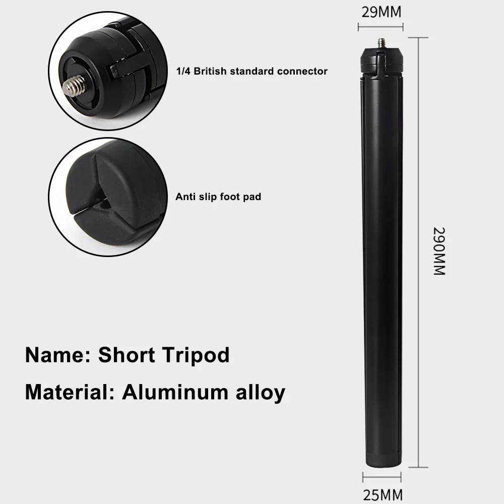 PROTEKTOR MODEL ビオラスタンド Aluminum Alloy Fixed Height Tripod w/ V-shaped Head Top