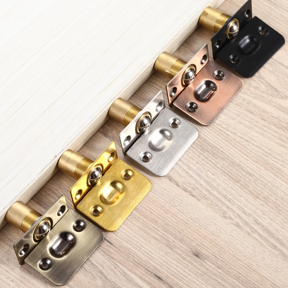 

Stainless Steel Door Top Bead Door Top Bead Wooden Cabinet Invisible Pure Copper Ball Catch Green Bronze Lock Closet