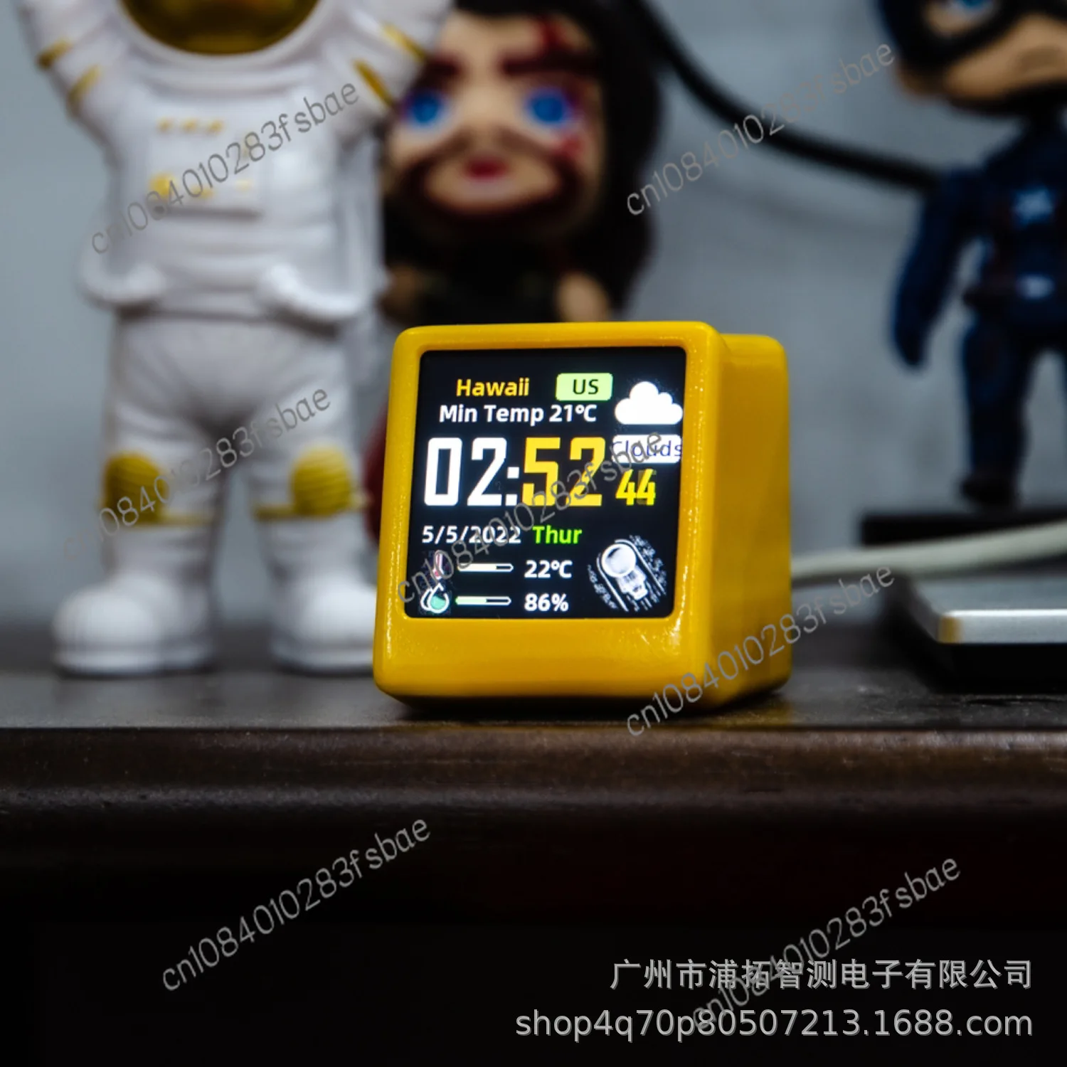 

Умная Метеостанция международной версии с Wi-Fi, многофункциональные часы, лидер продаж, электронные мини-игрушки, температура и влажность