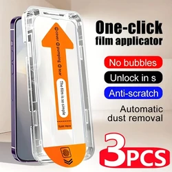 Protezione dello Schermo in Vetro Temperato Premium 4K Ultra HD, Resistente ai Graffi e Anti-Impronta con Finitura Lucida (3 Pezzi)