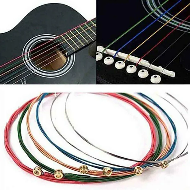 Rainbow Acoustic Guitar Strings