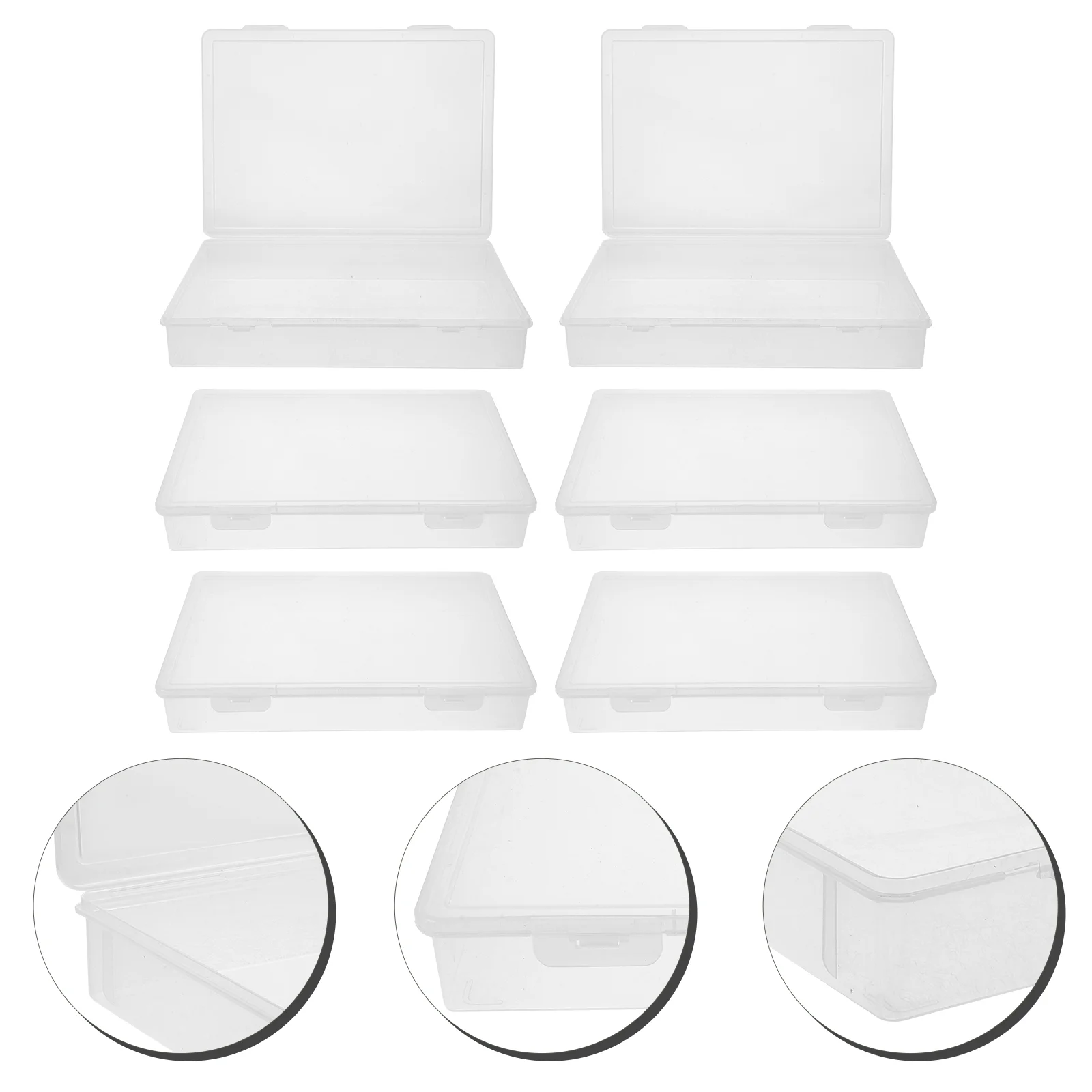 

6 шт., детские пластиковые органайзеры с крышками