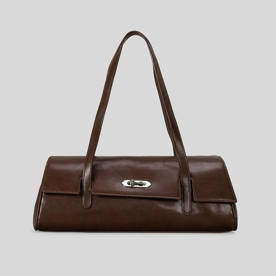 2025 Luxury woman new fashion Shoulder bag soft leather square fashion tote bag leather Fashionable Handbag underarm bag