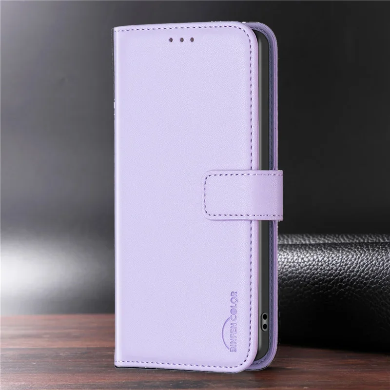 Luxury Magnetic Leather Wallet Flip Cover Case - Shockproof Design