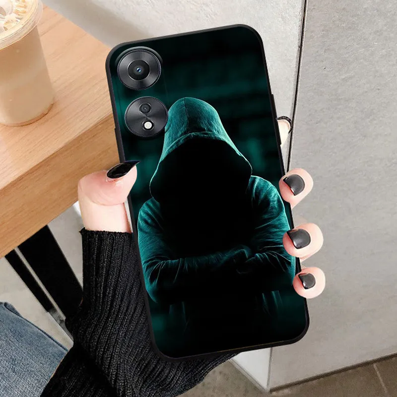 Sleek Black Soft Silicone TPU Protective Phone Case - Shockproof Bumper Cover