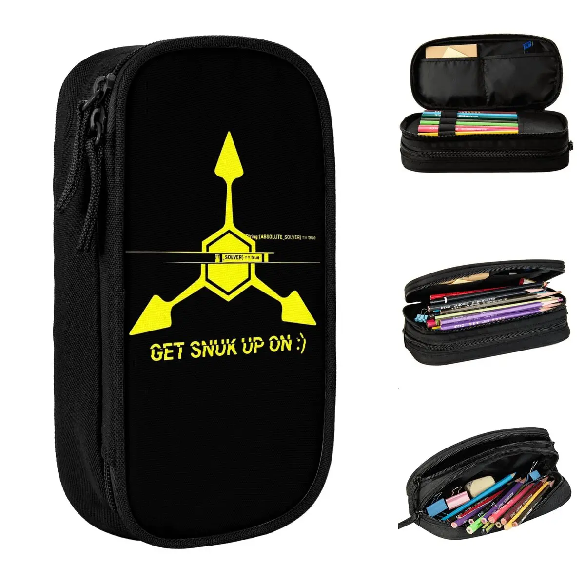 New Murder Drones Cartoon Anime Pencil Case TV Series Pencilcases Pen Box Large Storage Bags Students School Zipper Accessories