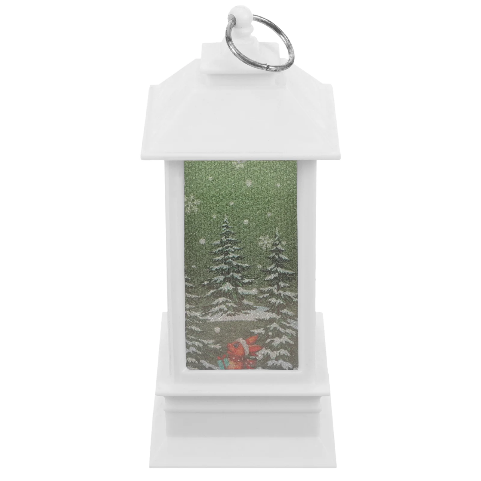 

Christmas Luminous Lantern Decoration Delicate Xmas Lantern Ornament Tabletop Xmas Lighting Ornament