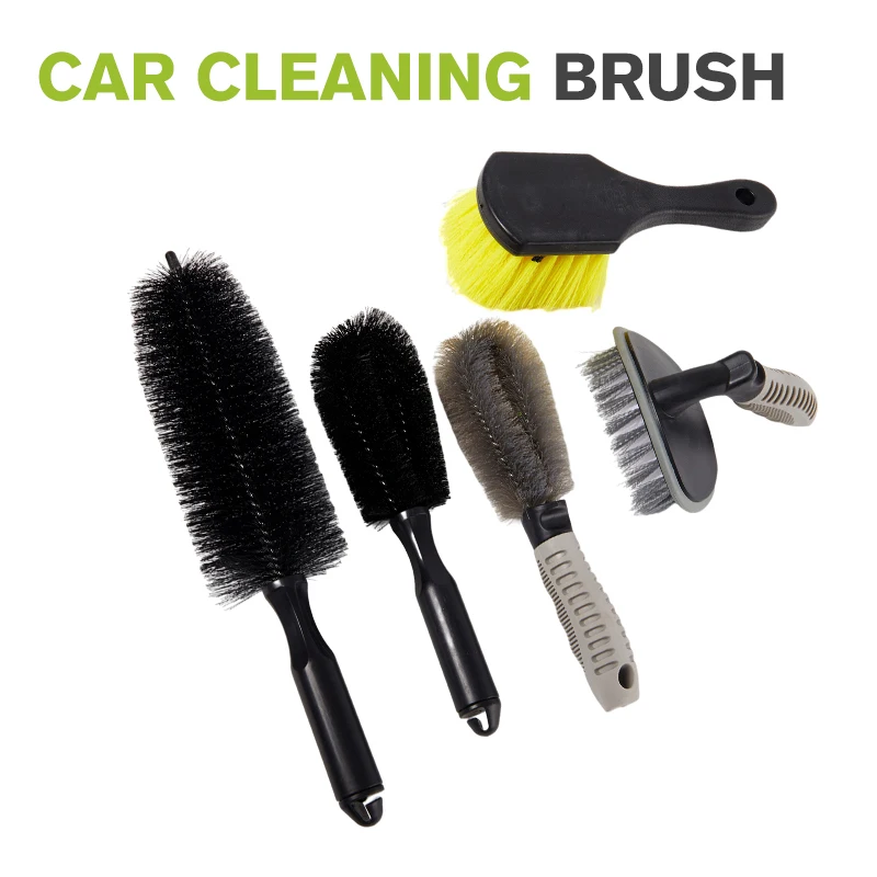

Automobile Cleaning Brush Short Handle Tire Brush Soft Fur Automobile Wheel Brush Automobile Truck Motorcycle Alloy Wheel Brush