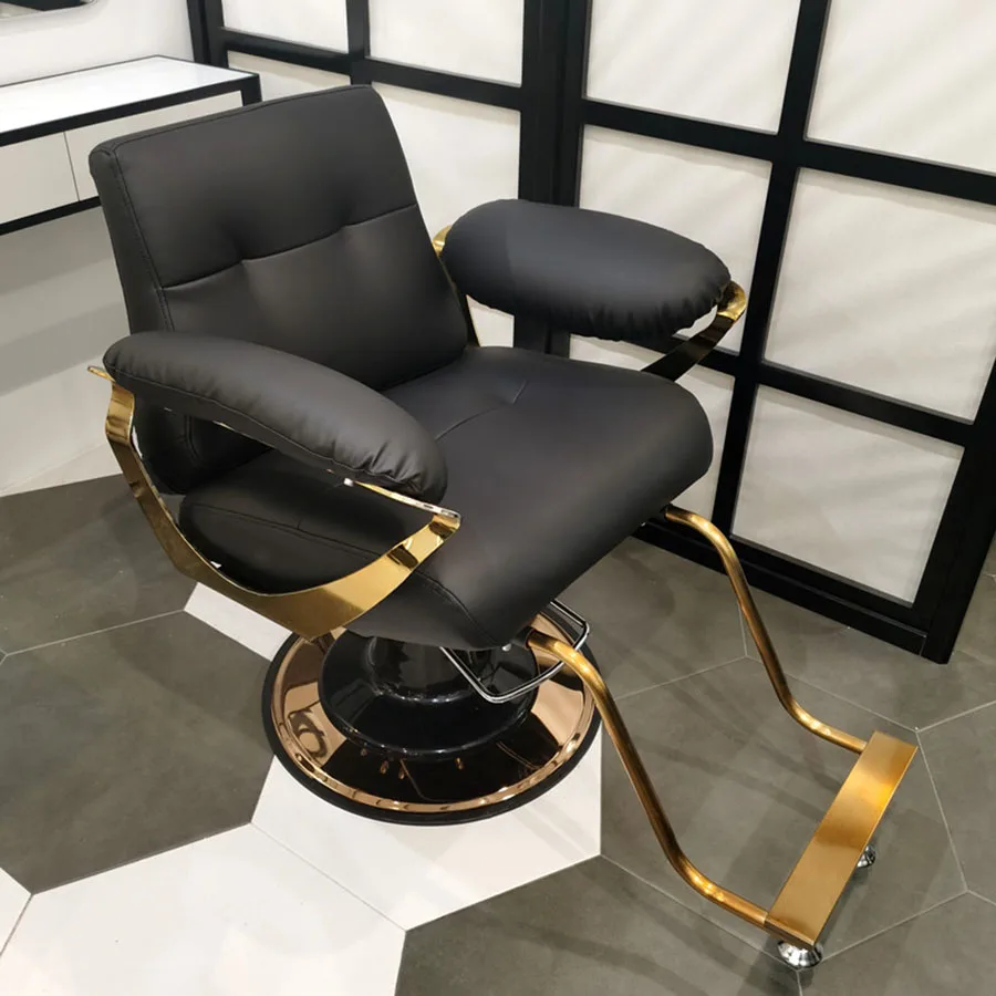 Massage Hairdressing Chair New Makeup Artist Multifinction Seat Hairdressing Chair Salon Memory Foam Luxury Sandalye Salon Chair
