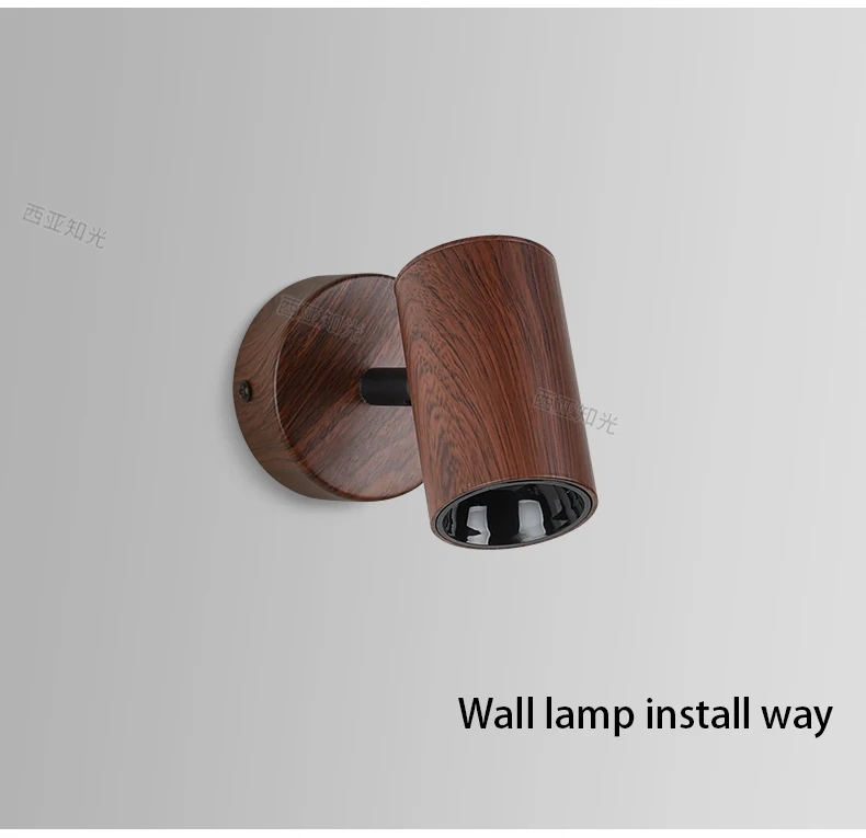 Led Spotlights Minimalist Walnut Wood Grain Wall Lamp Ceiling Spot Light S68947f24c6c445c2b4afd5ed155f89f6K