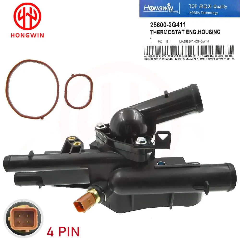 256002g411 Radiator Thermostat Housing For Hyundai Sonata Ix35 Tucson